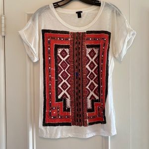 J.Crew S tee. Like new.